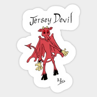 The Jersey devil Sticker